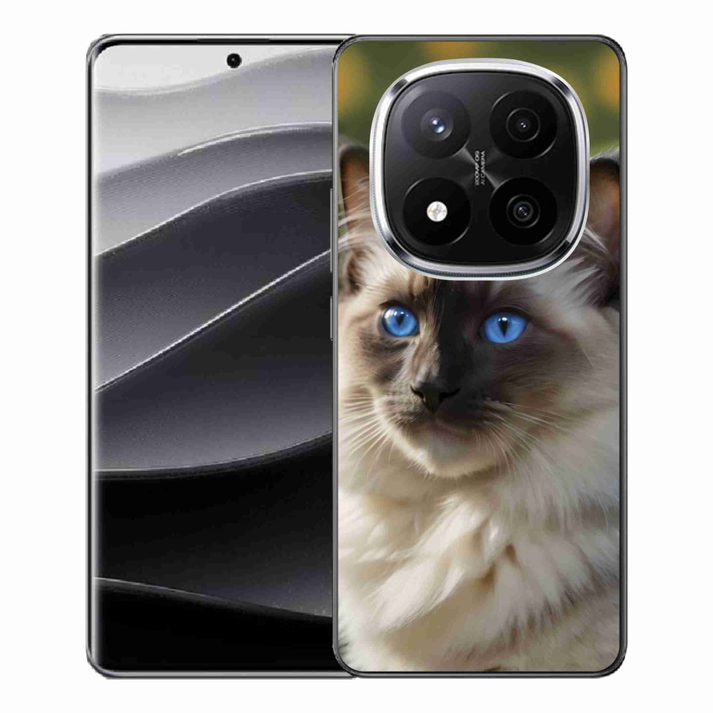 Gélový kryt mmCase na Xiaomi Redmi Note 14 Pro+ 5G - biely ragdoll