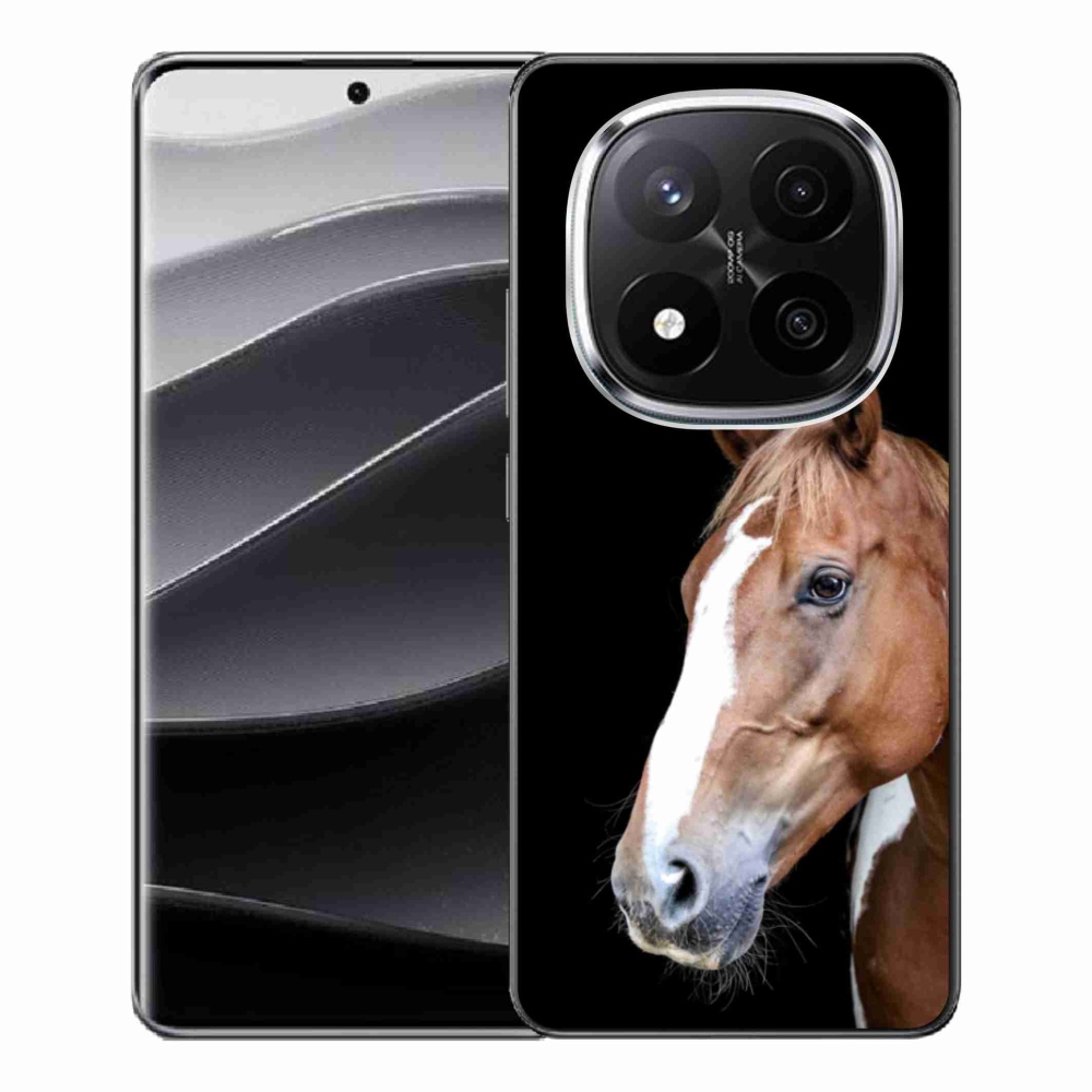 Gélový kryt mmCase na Xiaomi Redmi Note 14 Pro+ 5G - hnedý kôň 3