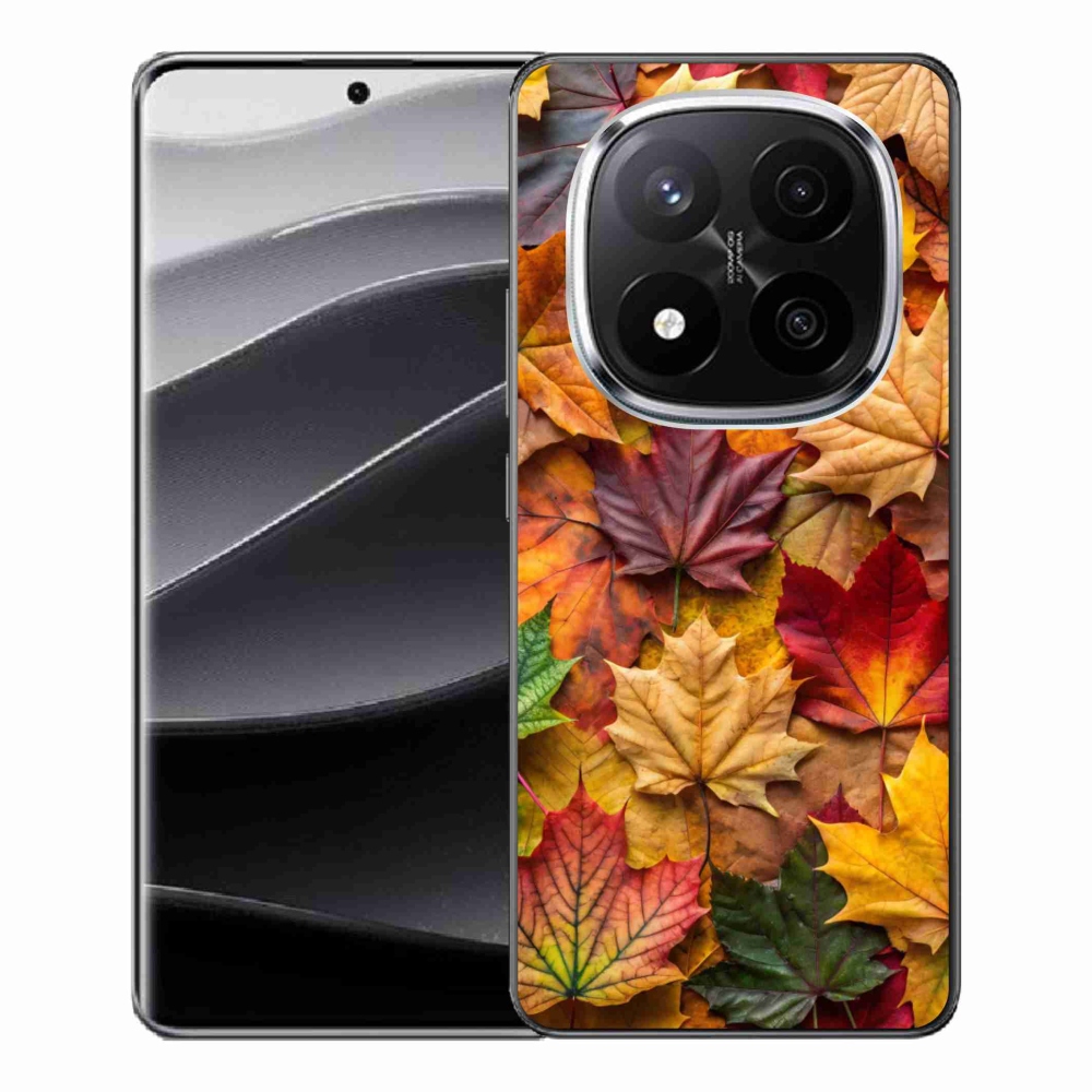Gélový kryt mmCase na Xiaomi Redmi Note 14 Pro+ 5G - javorové listy 2
