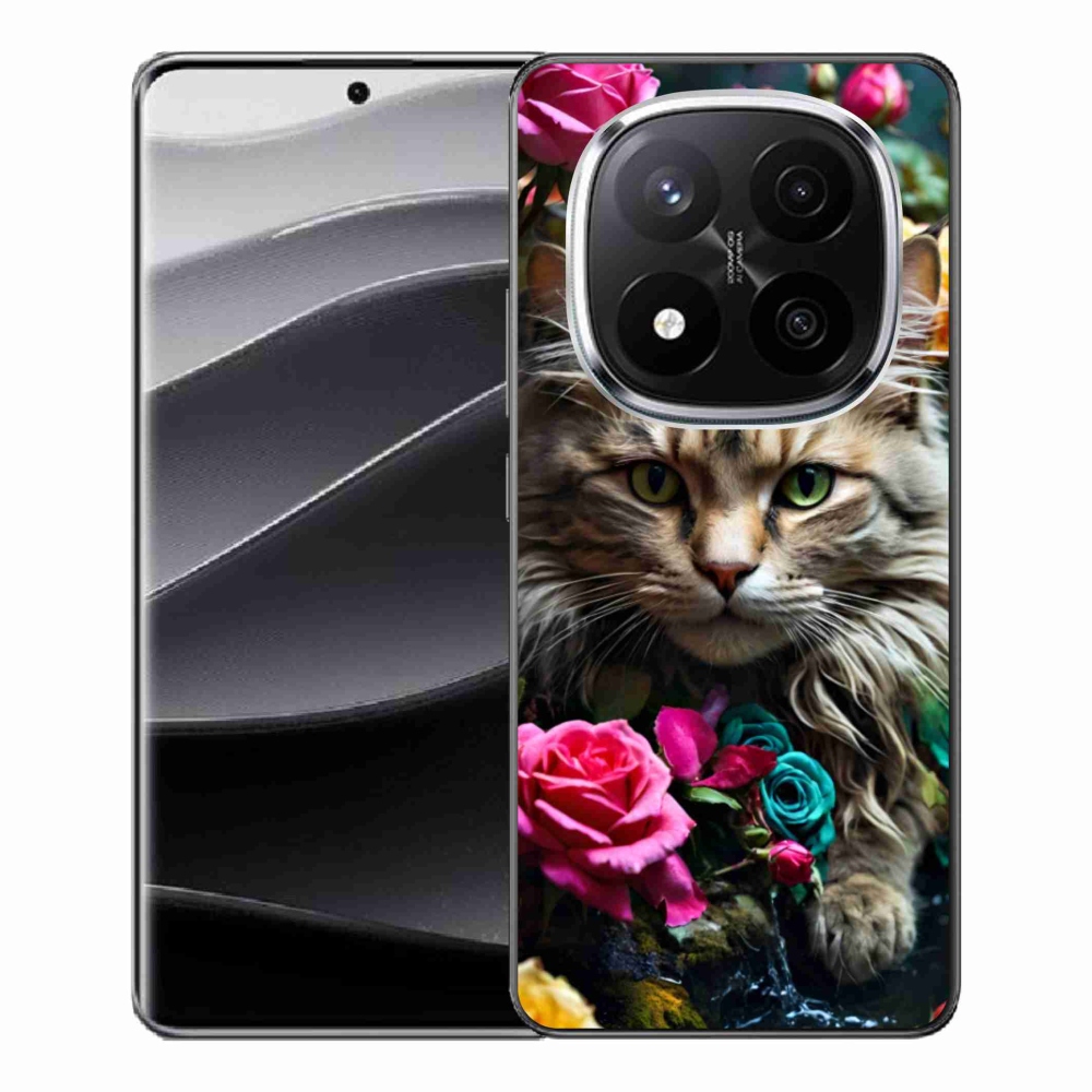 Gélový kryt mmCase na Xiaomi Redmi Note 14 Pro+ 5G - mačacie pohľad 2