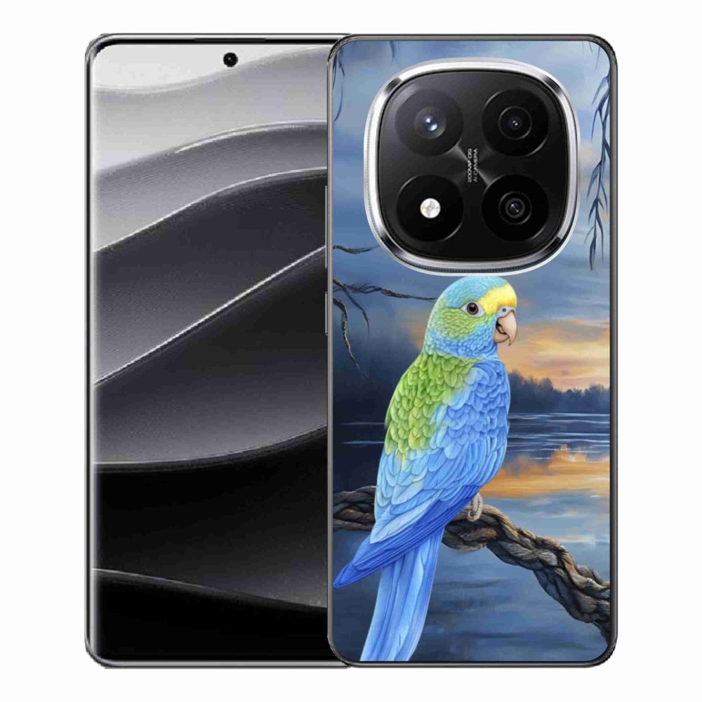 Gélový kryt mmCase na Xiaomi Redmi Note 14 Pro+ 5G - modrý papagáj