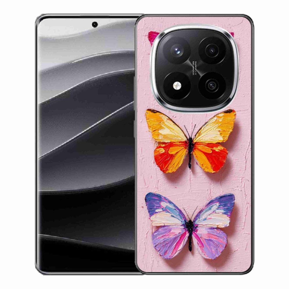 Gélový kryt mmCase na Xiaomi Redmi Note 14 Pro+ 5G - motýlia trojica