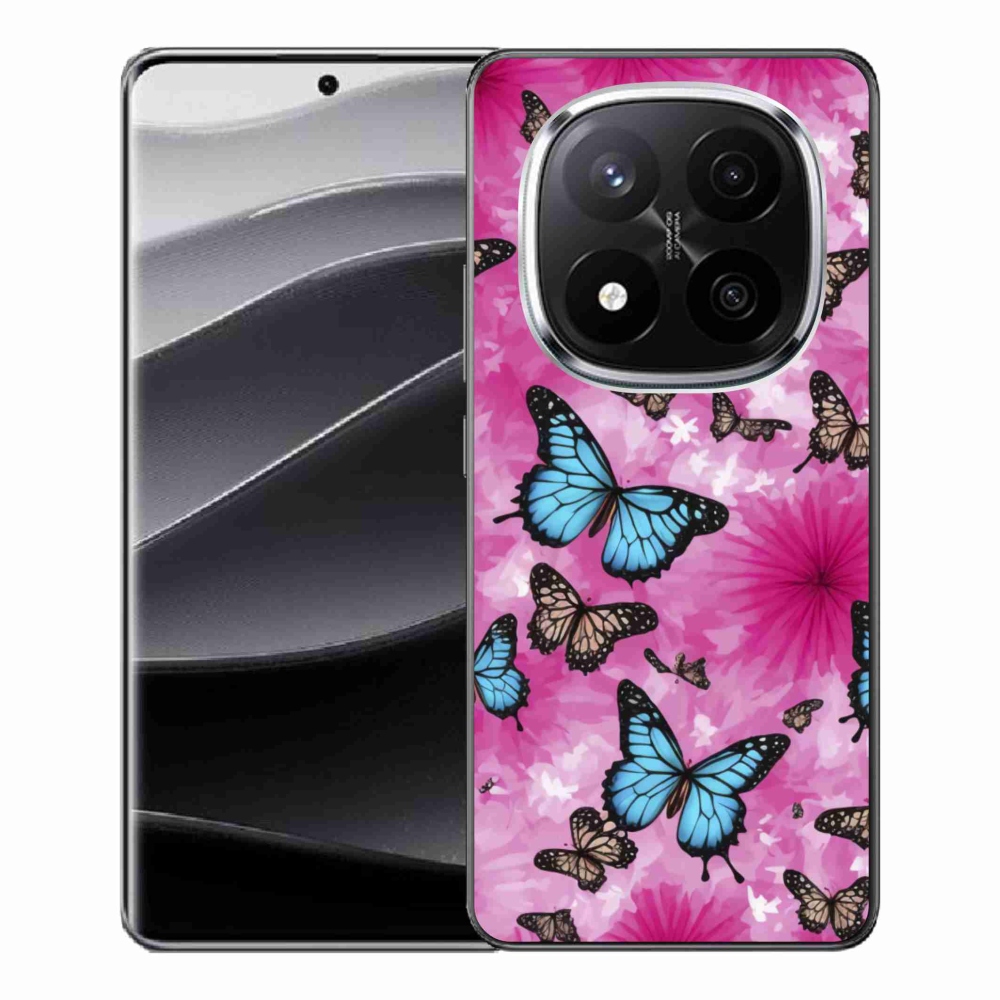 Gélový kryt mmCase na Xiaomi Redmi Note 14 Pro+ 5G - motýlia záhrada