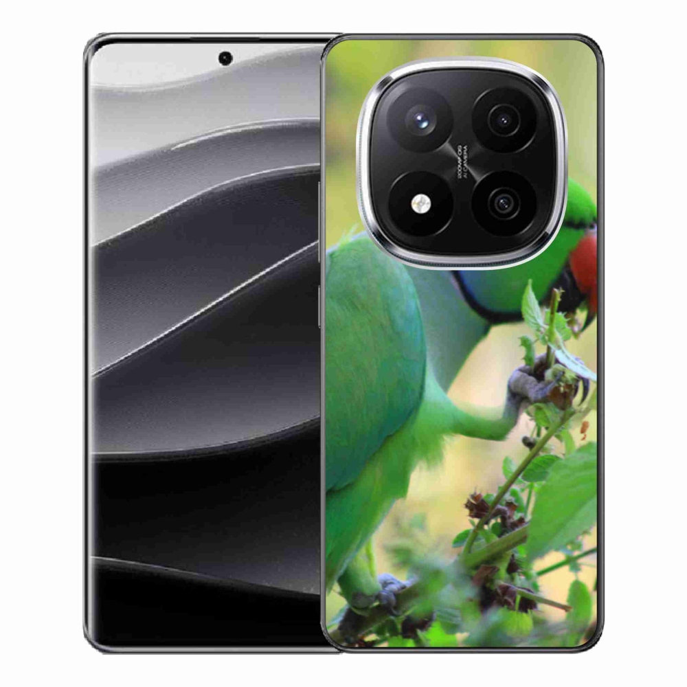 Gélový kryt mmCase na Xiaomi Redmi Note 14 Pro+ 5G - papagáj Alexandr