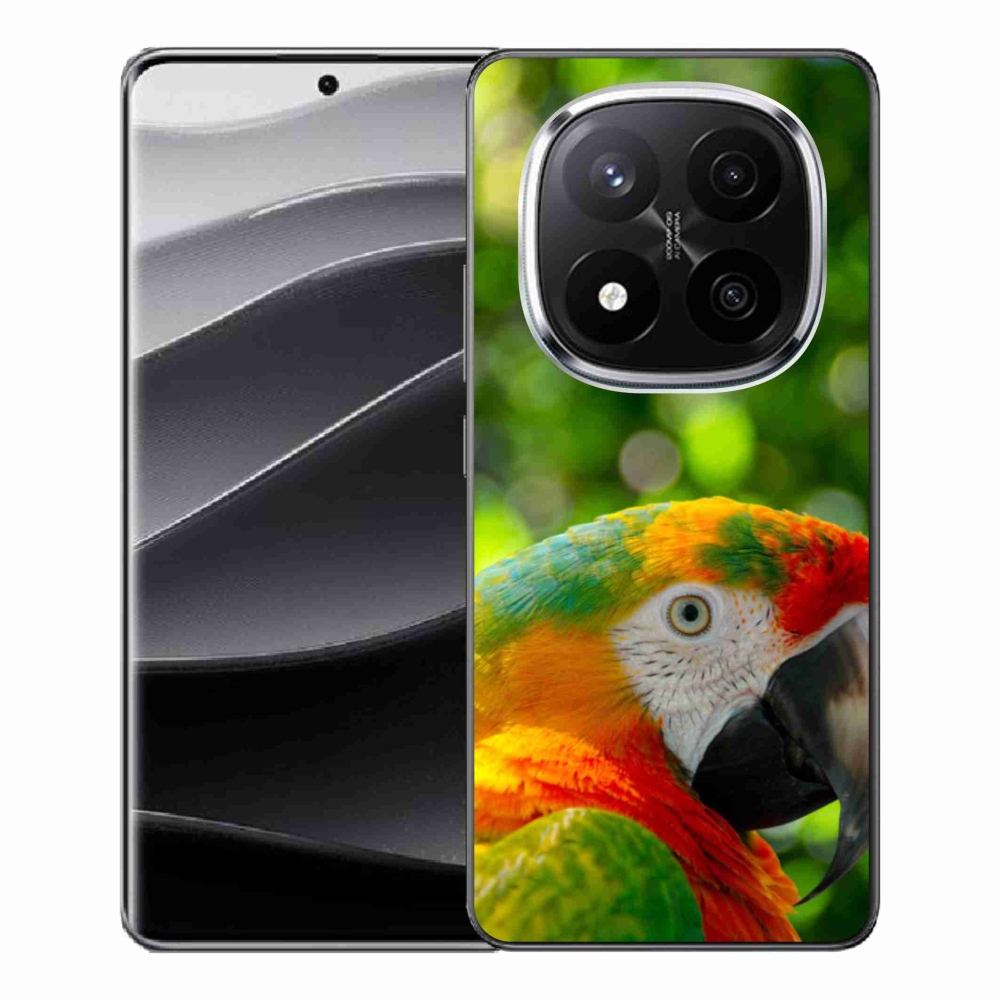 Gélový kryt mmCase na Xiaomi Redmi Note 14 Pro+ 5G - papagáj ara 3