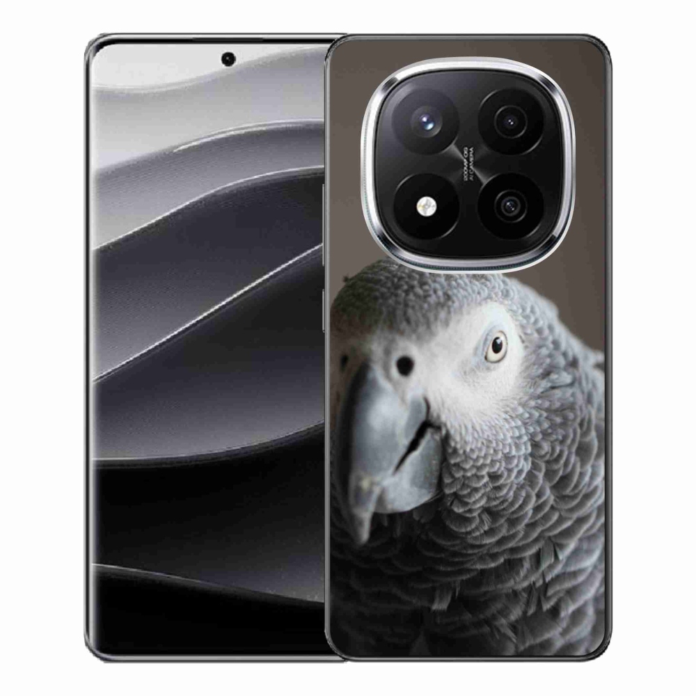 Gélový kryt mmCase na Xiaomi Redmi Note 14 Pro+ 5G - papagáj žako 2