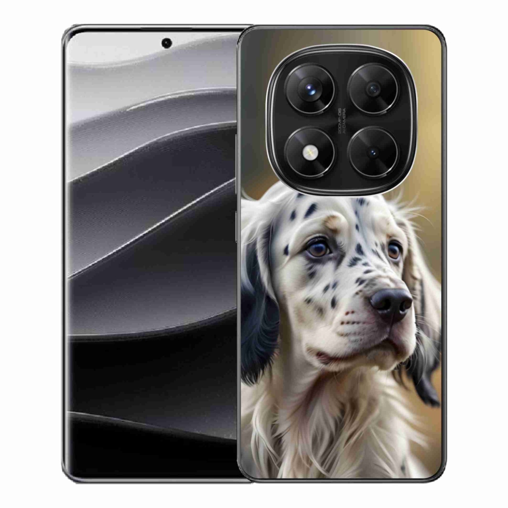 Gélový kryt mmCase na Xiaomi Redmi Note 14 Pre 5G/Poco X7 5G - anglický seter