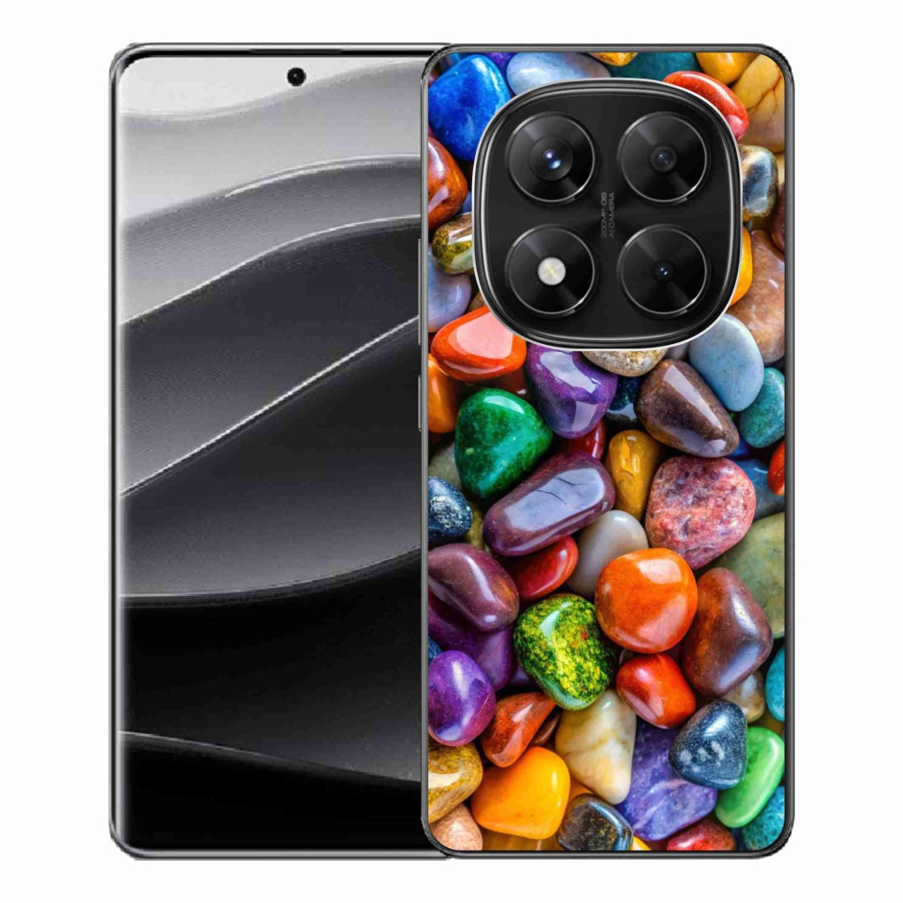 Gélový kryt mmCase na Xiaomi Redmi Note 14 Pre 5G/Poco X7 5G - farebné kamienky