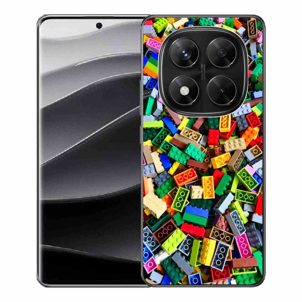 Gélový kryt mmCase na Xiaomi Redmi Note 14 Pre 5G/Poco X7 5G - farebné stavebné kocky