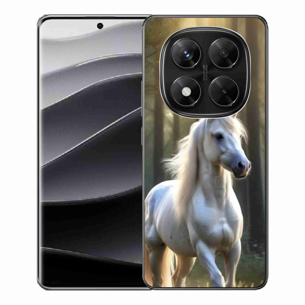 Gélový kryt mmCase na Xiaomi Redmi Note 14 Pre 5G/Poco X7 5G - biely kôň 3