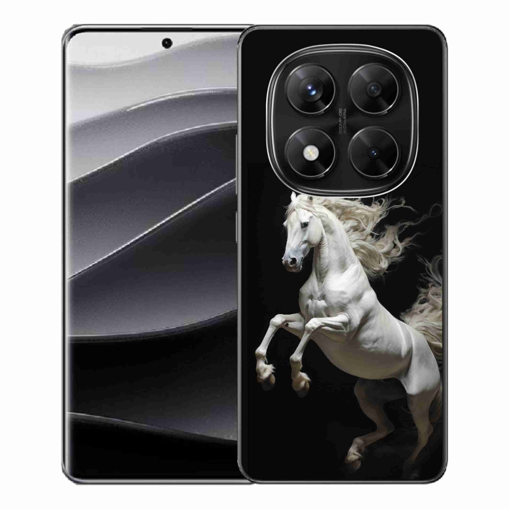 Gélový kryt mmCase na Xiaomi Redmi Note 14 Pre 5G/Poco X7 5G - biely kôň 4