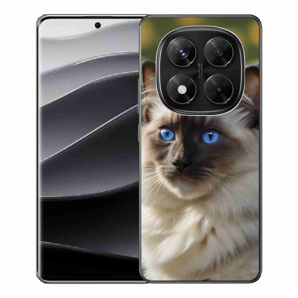 Gélový kryt mmCase na Xiaomi Redmi Note 14 Pre 5G/Poco X7 5G - biely ragdoll