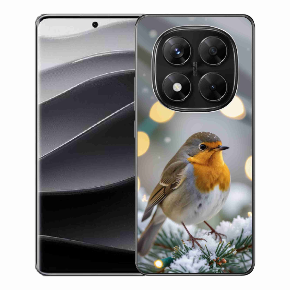 Gélový kryt mmCase na Xiaomi Redmi Note 14 Pre 5G/Poco X7 5G - červienka v zime