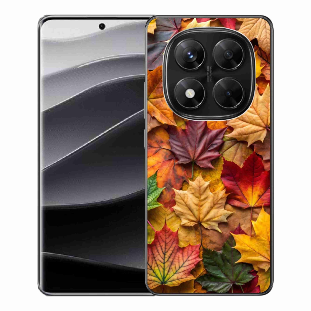 Gélový kryt mmCase na Xiaomi Redmi Note 14 Pre 5G/Poco X7 5G - javorové listy 2