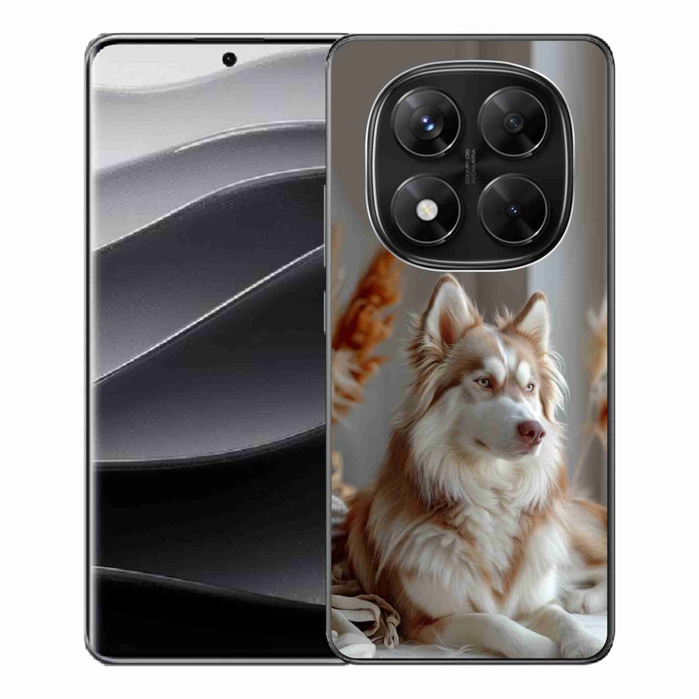 Gélový kryt mmCase na Xiaomi Redmi Note 14 Pre 5G/Poco X7 5G - pokojný sibírsky husky