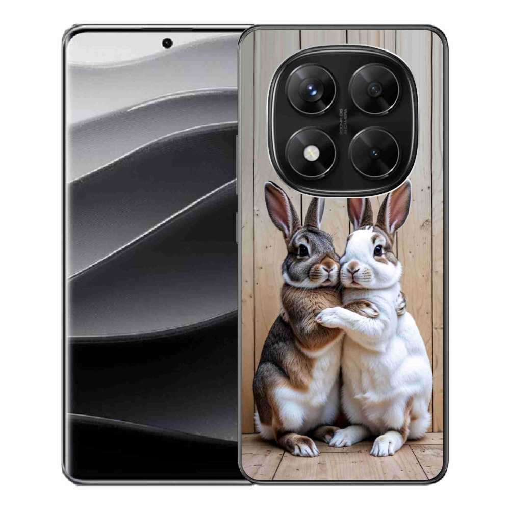 Gélový kryt mmCase na Xiaomi Redmi Note 14 Pre 5G/Poco X7 5G - králičie pár