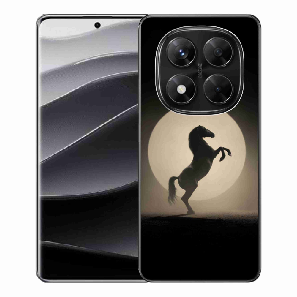 Gélový kryt mmCase na Xiaomi Redmi Note 14 Pre 5G/Poco X7 5G - kôň v siluete
