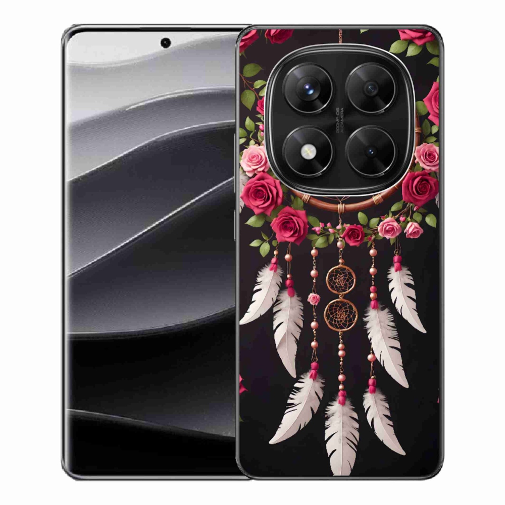 Gélový kryt mmCase na Xiaomi Redmi Note 14 Pre 5G/Poco X7 5G - lapač snov s ružami