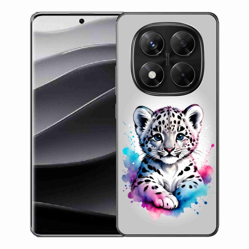 Gélový kryt mmCase na Xiaomi Redmi Note 14 Pre 5G/Poco X7 5G - leopardej mláďa