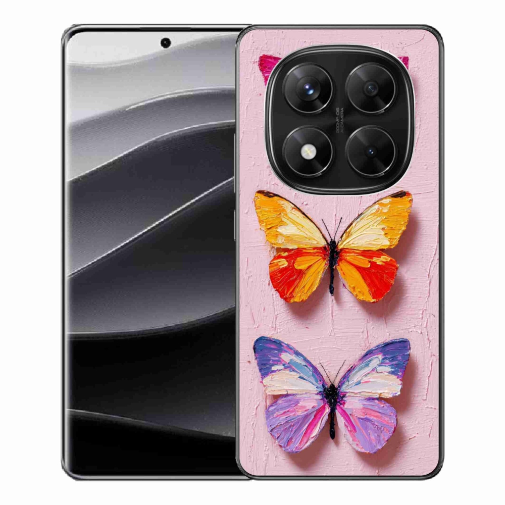 Gélový kryt mmCase na Xiaomi Redmi Note 14 Pre 5G/Poco X7 5G - motýlia trojica