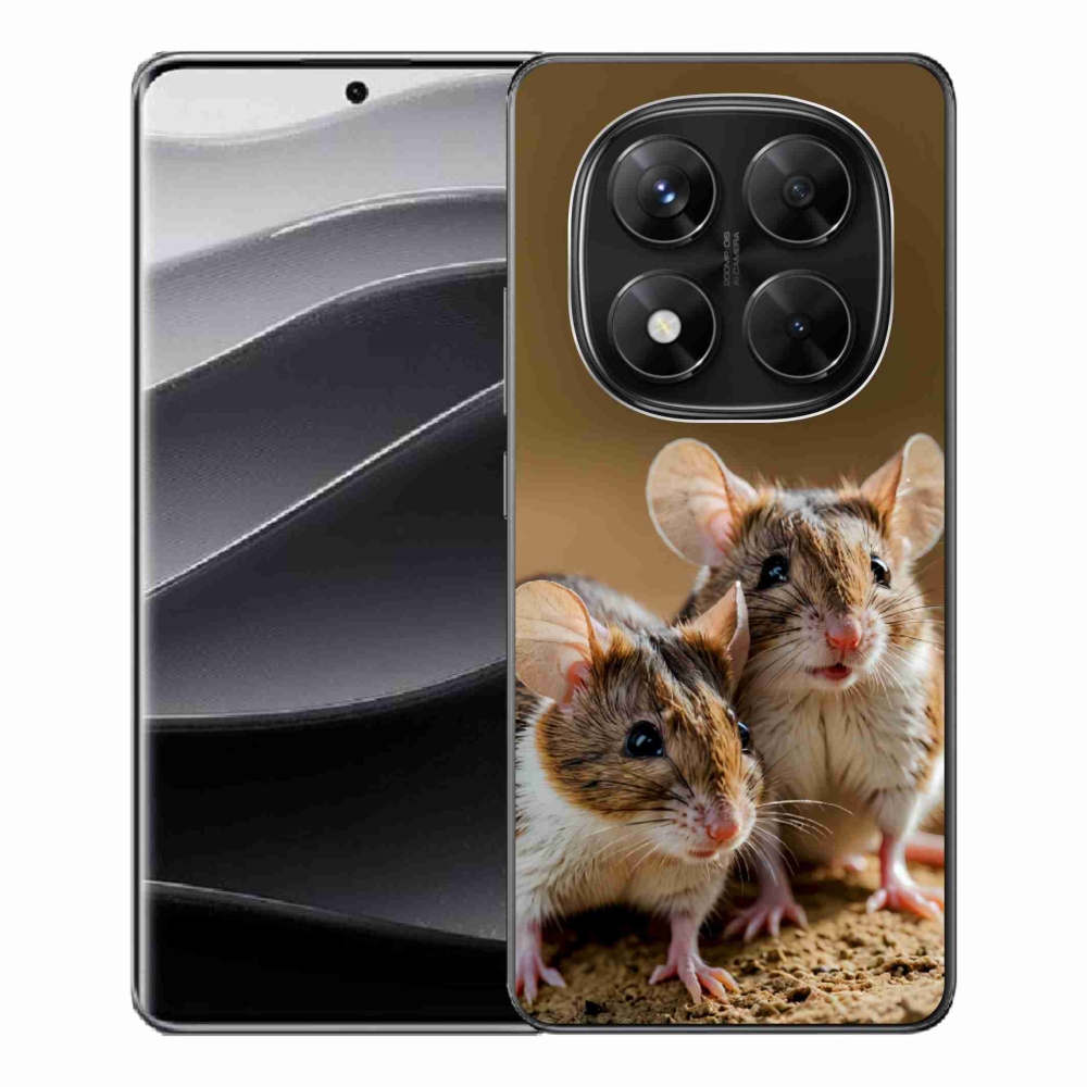 Gélový kryt mmCase na Xiaomi Redmi Note 14 Pre 5G/Poco X7 5G - myší duo