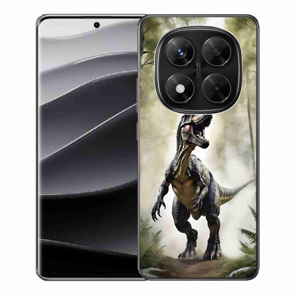 Gélový kryt mmCase na Xiaomi Redmi Note 14 Pre 5G/Poco X7 5G - naštvaný T-Rex