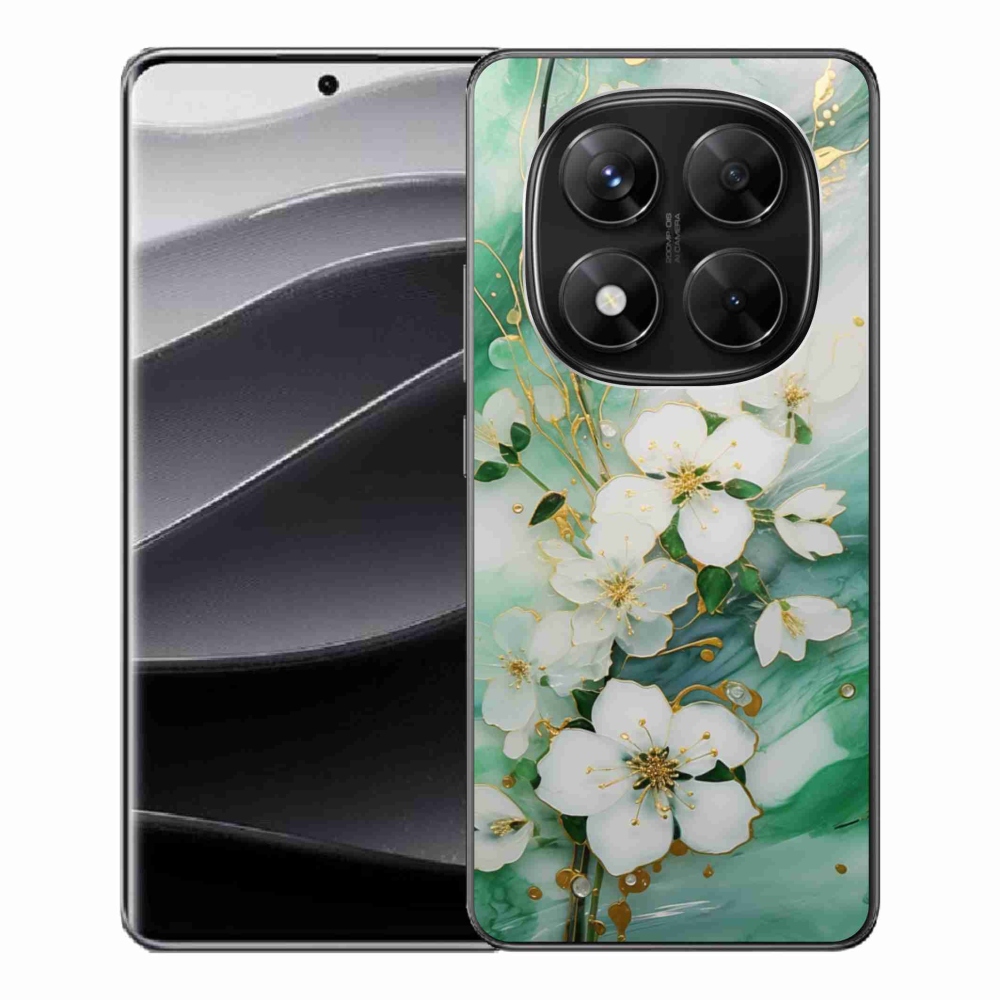 Gélový kryt mmCase na Xiaomi Redmi Note 14 Pre 5G/Poco X7 5G - nežné kvety