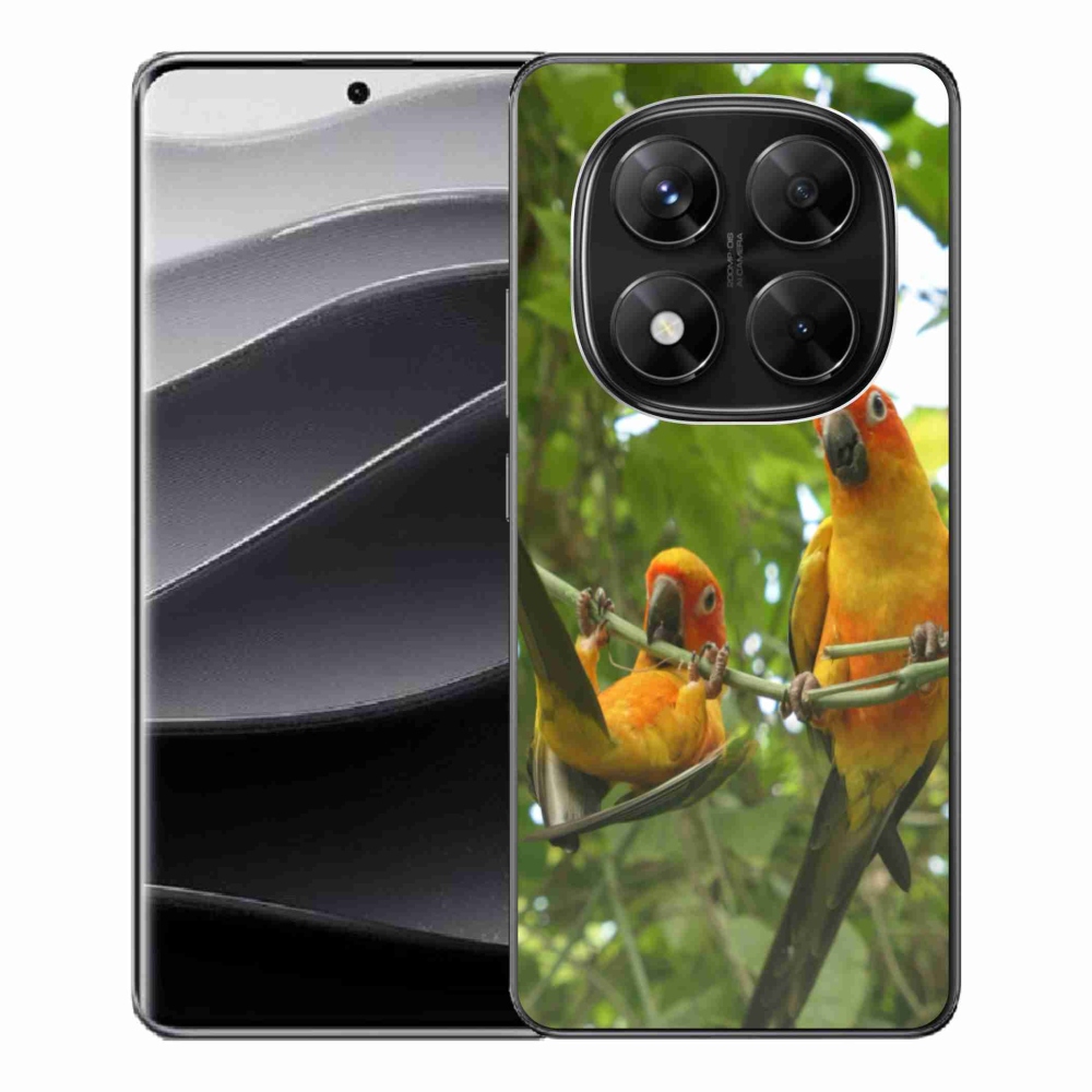 Gélový kryt mmCase na Xiaomi Redmi Note 14 Pre 5G/Poco X7 5G - papagáje aratingy
