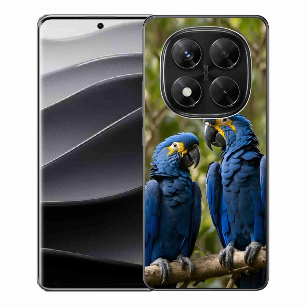 Gélový kryt mmCase na Xiaomi Redmi Note 14 Pre 5G/Poco X7 5G - papagájové duo