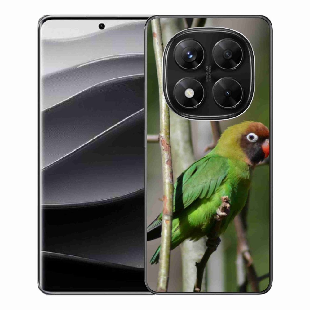 Gélový kryt mmCase na Xiaomi Redmi Note 14 Pre 5G/Poco X7 5G - papagáj agapornis