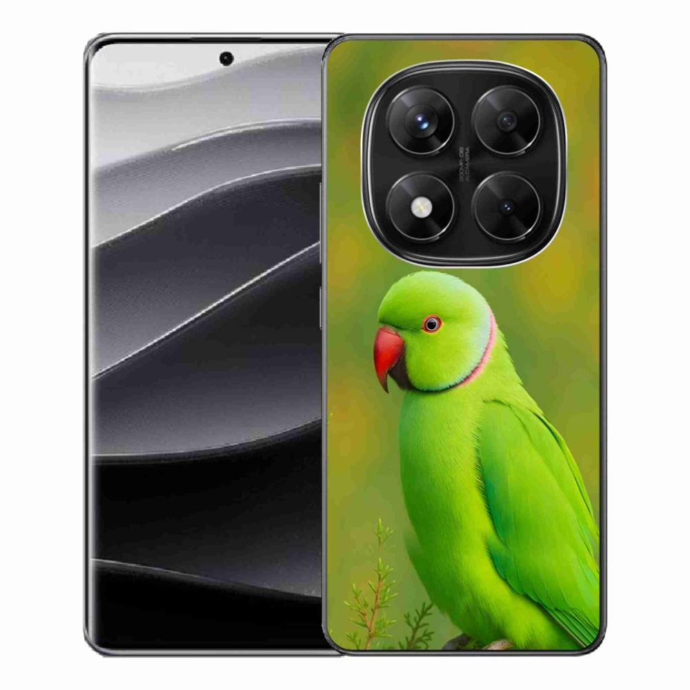 Gélový kryt mmCase na Xiaomi Redmi Note 14 Pre 5G/Poco X7 5G - papagáj alexander 2
