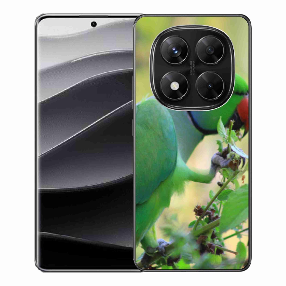 Gélový kryt mmCase na Xiaomi Redmi Note 14 Pre 5G/Poco X7 5G - papagáj Alexandr