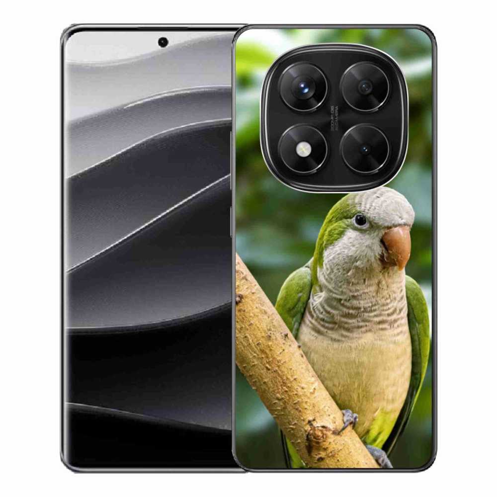 Gélový kryt mmCase na Xiaomi Redmi Note 14 Pre 5G/Poco X7 5G - papagáj mníšok