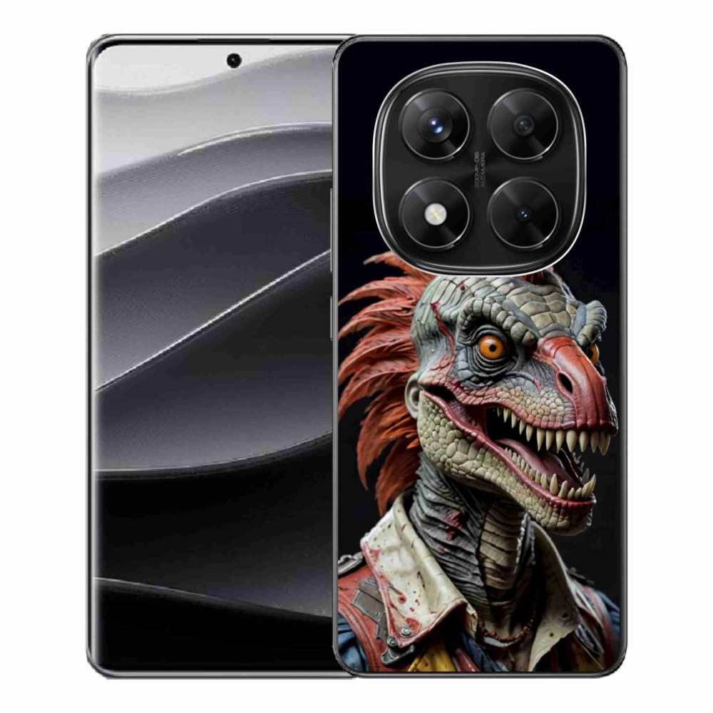 Gélový kryt mmCase na Xiaomi Redmi Note 14 Pre 5G/Poco X7 5G - punk dinosaurus