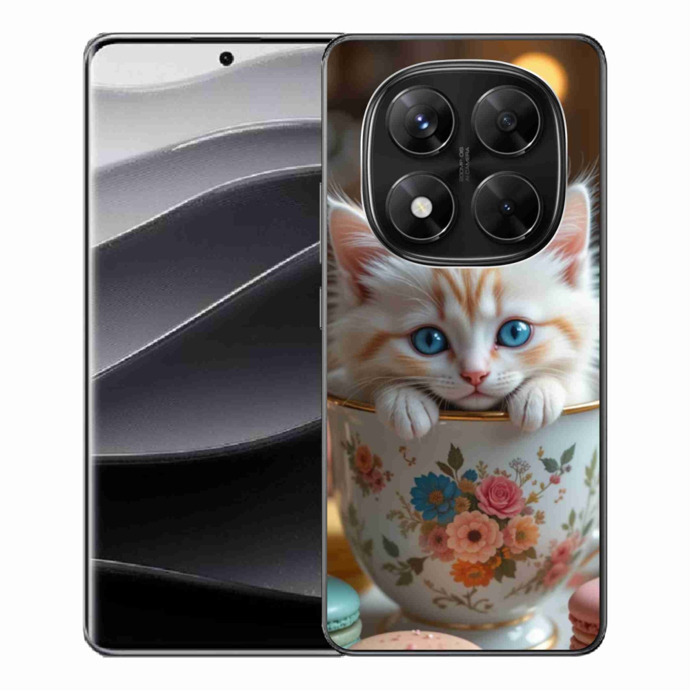 Gélový kryt mmCase na Xiaomi Redmi Note 14 Pre 5G/Poco X7 5G - roztomilé mačiatko 6