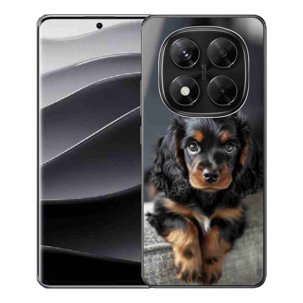 Gélový kryt mmCase na Xiaomi Redmi Note 14 Pre 5G/Poco X7 5G - roztomilý dlhosrstý jazvečík