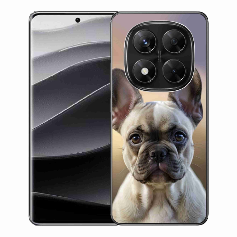Gélový kryt mmCase na Xiaomi Redmi Note 14 Pre 5G/Poco X7 5G - roztomilý francúzsky buldoček