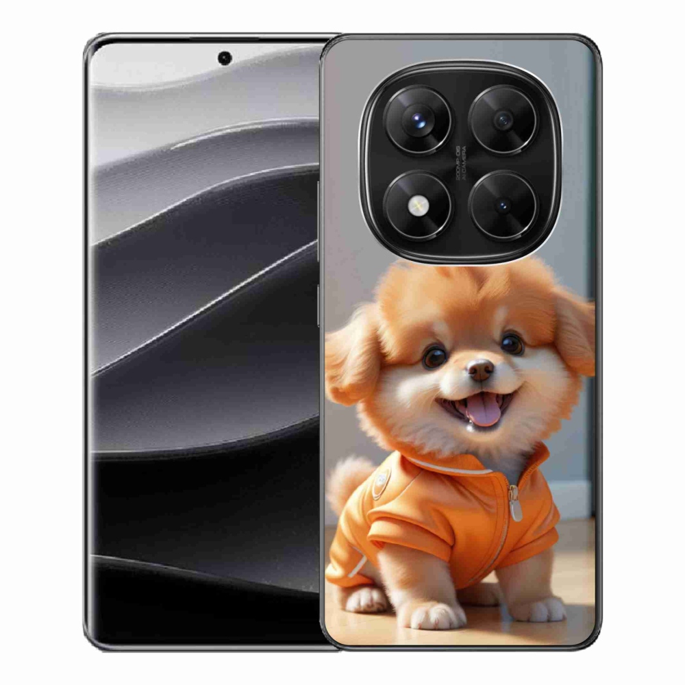 Gélový kryt mmCase na Xiaomi Redmi Note 14 Pre 5G/Poco X7 5G - roztomilý pomeranian v mikine