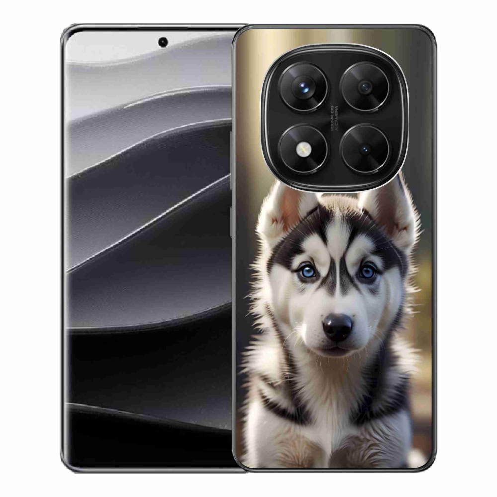 Gélový kryt mmCase na Xiaomi Redmi Note 14 Pre 5G/Poco X7 5G - roztomilý sibírsky husky