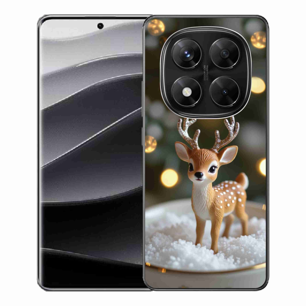 Gélový kryt mmCase na Xiaomi Redmi Note 14 Pre 5G/Poco X7 5G - roztomilý vianočný jeleň