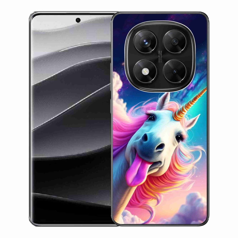 Gélový kryt mmCase na Xiaomi Redmi Note 14 Pre 5G/Poco X7 5G - šialený jednorožec