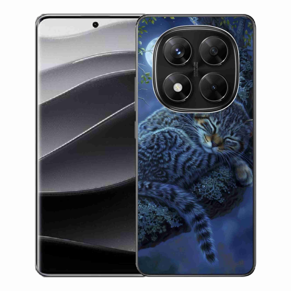 Gélový kryt mmCase na Xiaomi Redmi Note 14 Pre 5G/Poco X7 5G - spiaca mačka