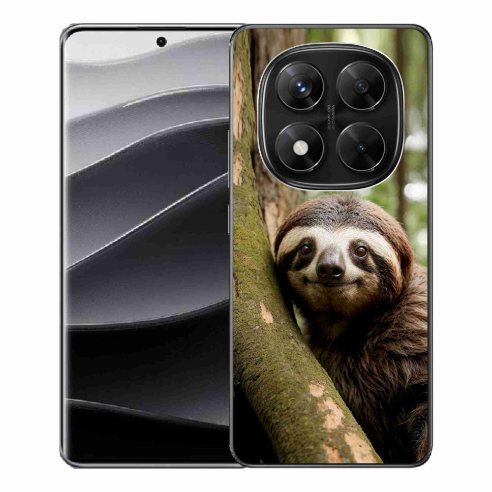 Gélový kryt mmCase na Xiaomi Redmi Note 14 Pre 5G/Poco X7 5G - usmievavý leňochod