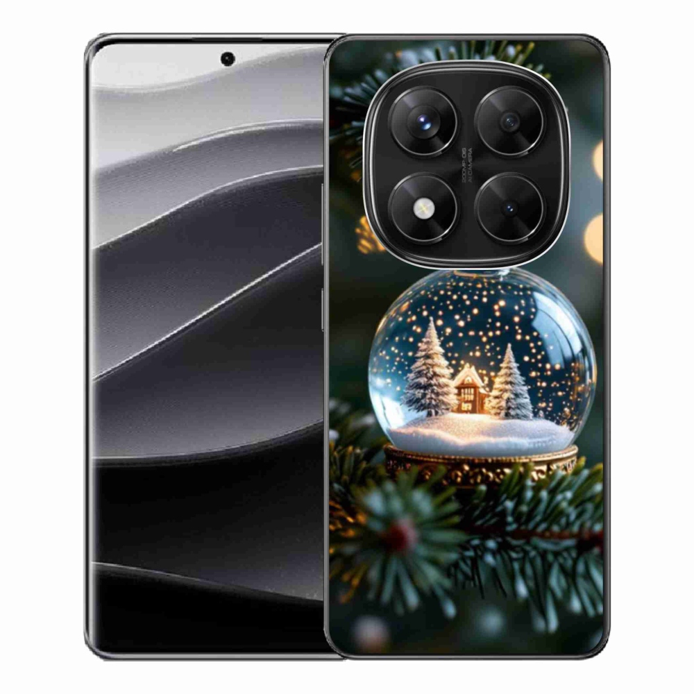 Gélový kryt mmCase na Xiaomi Redmi Note 14 Pre 5G/Poco X7 5G - vianočné gule 2