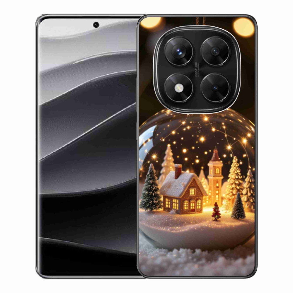 Gélový kryt mmCase na Xiaomi Redmi Note 14 Pre 5G/Poco X7 5G - vianočné gule 3