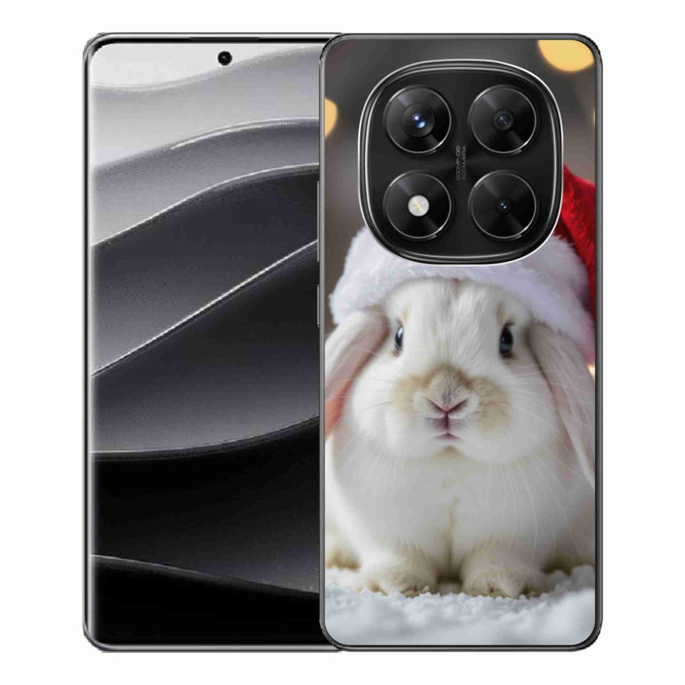Gélový kryt mmCase na Xiaomi Redmi Note 14 Pre 5G/Poco X7 5G - vianočný králik