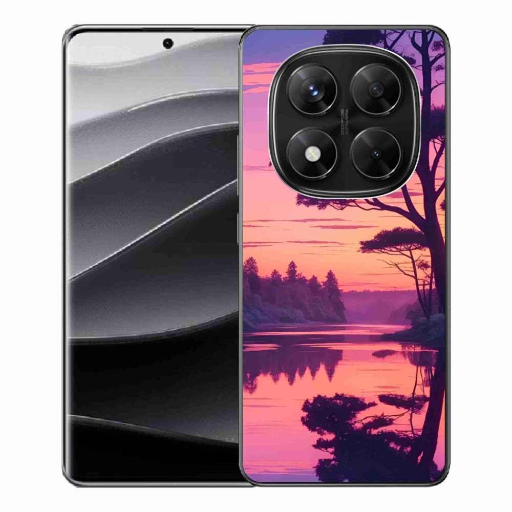 Gélový kryt mmCase na Xiaomi Redmi Note 14 Pre 5G/Poco X7 5G - západ slnka nad jazerom