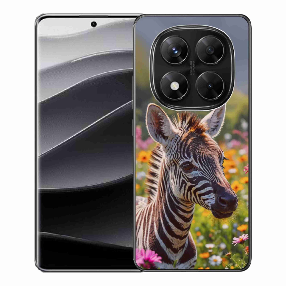 Gélový kryt mmCase na Xiaomi Redmi Note 14 Pre 5G/Poco X7 5G - zebra na lúke