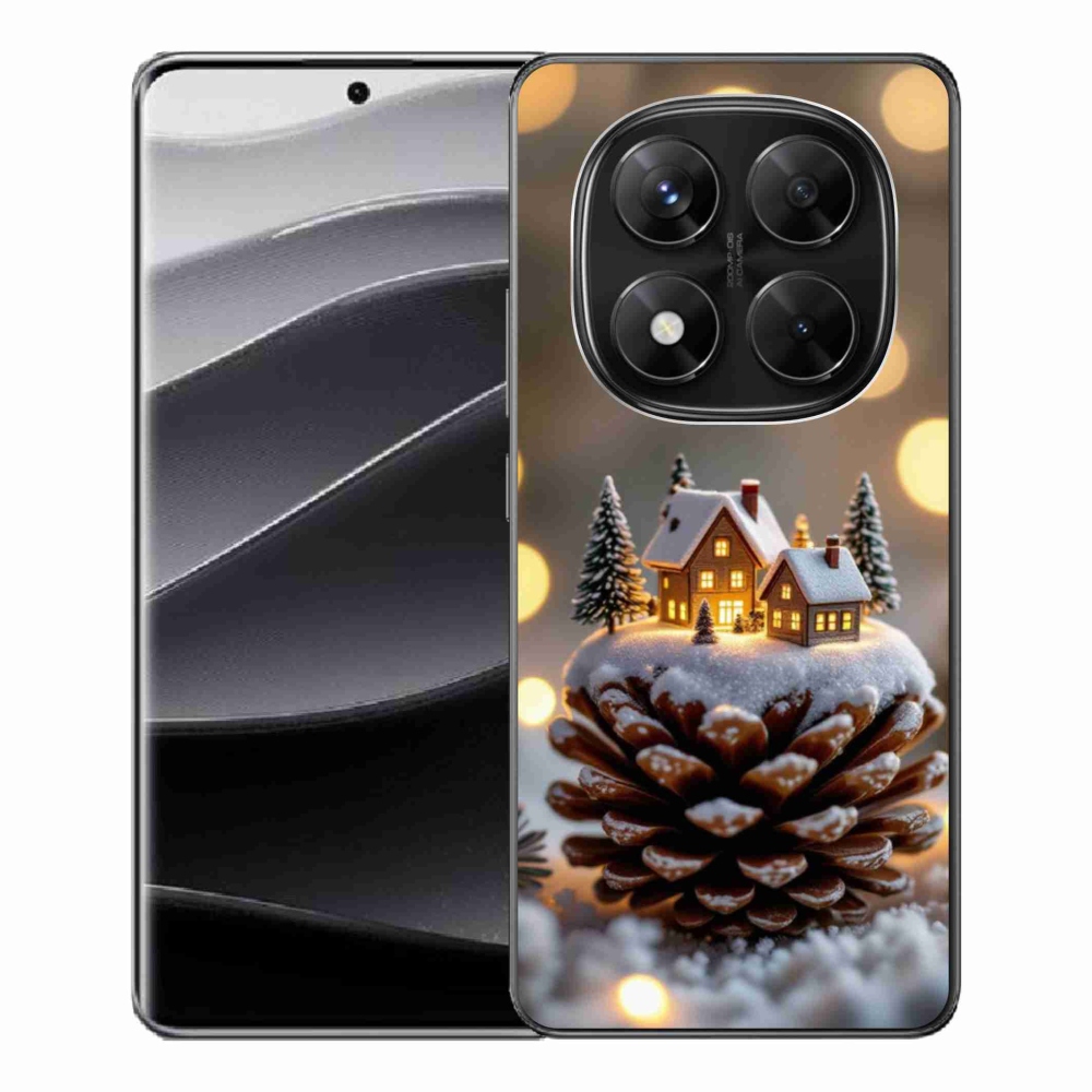 Gélový kryt mmCase na Xiaomi Redmi Note 14 Pre 5G/Poco X7 5G - zimná dedinka