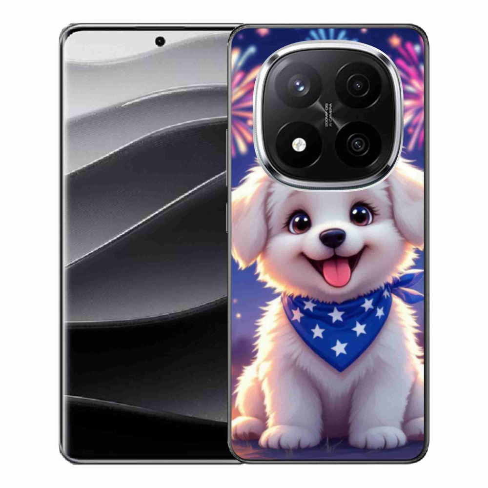 Gélový kryt mmCase na Xiaomi Redmi Note 14 Pro+ 5G - slávnostné šteňa